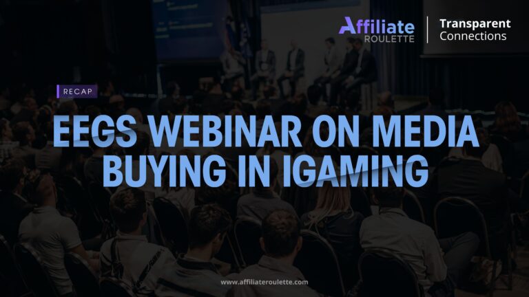 Recap: EEGS Webinar on Media Buying in iGaming with André Machado