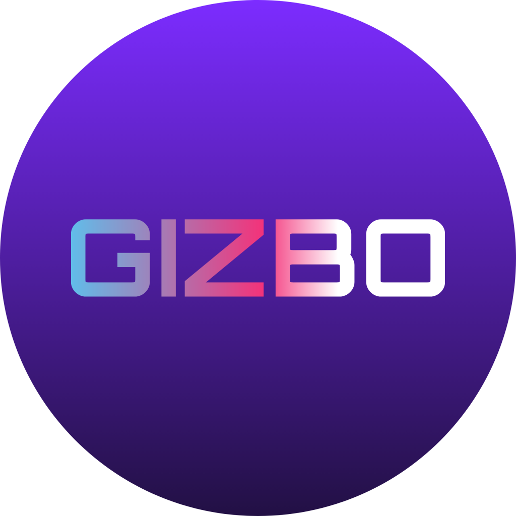 Screenshot der Gizbo Casino Startseite mit Spielauswahl