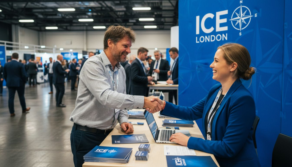 Professionals networking at iGaming conference